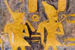 129_Egypte_Louxor_Thebes_Vallee-des-Rois_Tombe-de-Ramses-IX_Fresque_Ramses-IX-et-son-epouse-Baketourel