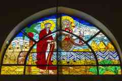 360_Egypte_Le-Caire_Quartier-de-Maadi_Eglise-Copte-de-la-Vierge-Marie-de-Maadi-XVIIIeme-s-apJC_Vitrail_La-fuite-d-Egypte